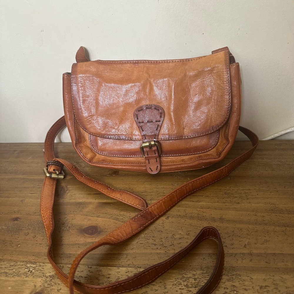 Noonday Collection Women Leather Crossbody Bag